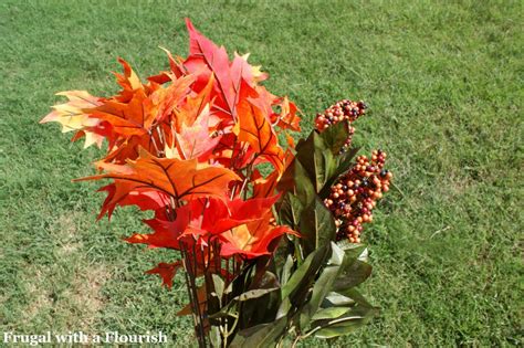 Frugal with a Flourish: A Fall Wreath with Bling!