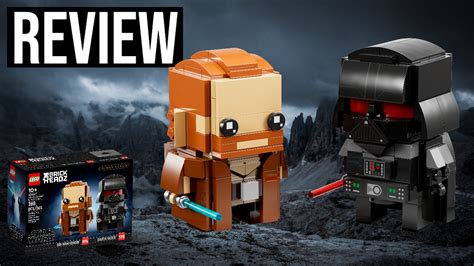 LEGO Star Wars BrickHeadz Obi-Wan Kenobi & Darth Vader REVIEW