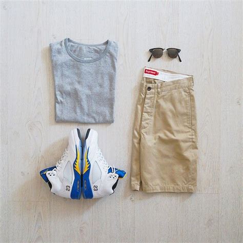 Jordan 5 Laney Outfits School, Men's Outfits, Summer Outfits, Fashion ...