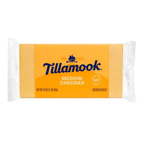 Tillamook Medium Cheddar Cheese - Shop Cheese at H-E-B