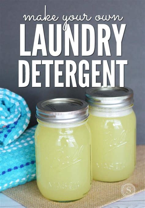 How to Make Liquid Laundry Detergent