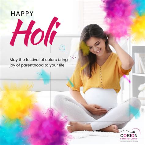 Corion Fertility Clinic and the team wishes everyone Happy Holi. May the festival of colours ...