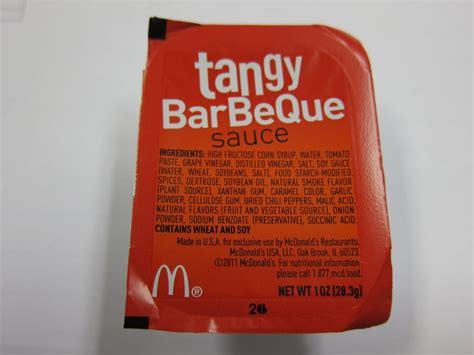 mcdonald's tangy bbq sauce