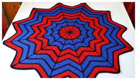 Crochet Spider Web Throw Blanket Free Crochet Pattern | Crochet for ...