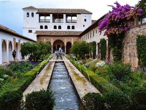 Generalife water fountain at The Alhambra in Spain for the Getty for ...