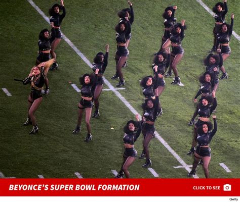 Beyonce -- Homage to Black Panthers During Super Bowl Performance