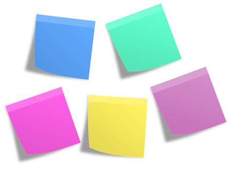 Group Of Sticky Notes transparent PNG - StickPNG