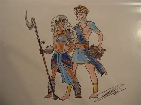 Milo and Kida - Atlantis Fan Art (33570198) - Fanpop