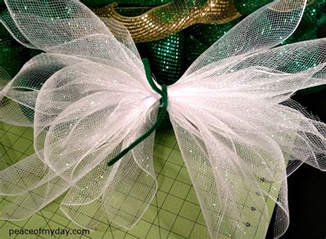 DIY Deco Mesh Angel Christmas Tree Topper