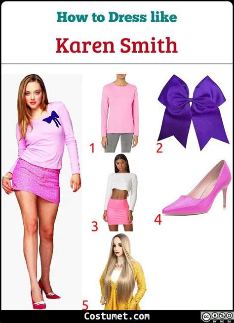 Karen Smith (Mean Girls) Costume for Cosplay & Halloween