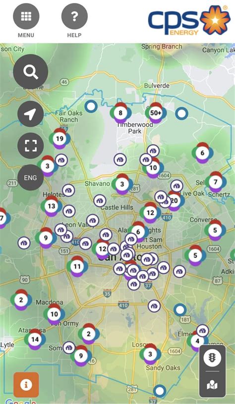 Current CPS outage map : r/sanantonio