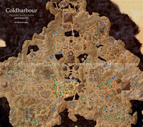 Coldharbour zone map. The Hollow City. Coldharbour is the plane of Oblivion that is associated ...