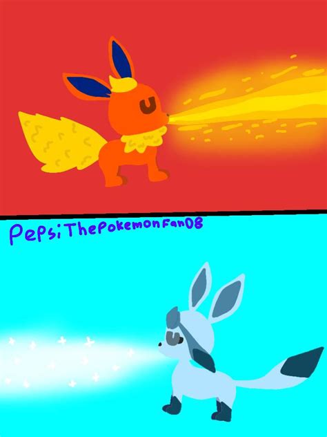 Fire and Ice by PepsiThePokemonFan08 on DeviantArt