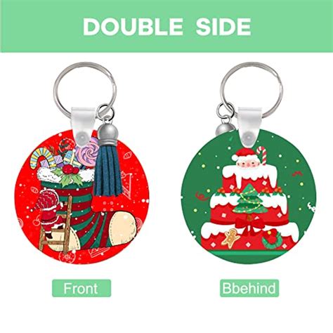 Sublimation Keychain Blanks Double Sided Including 32pcs Heat Transfer ...