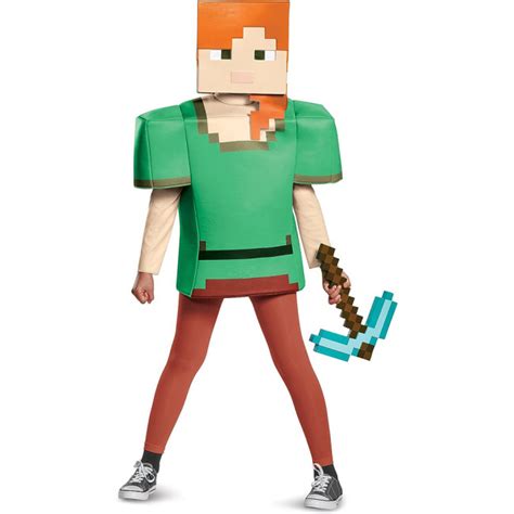 Minecraft Alex Costume - Girls Minecraft Alex Cosplay | Costume Party World