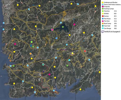 SCUM - Maps (Loot, Towns, Police Stations, Points of Interest & More ...