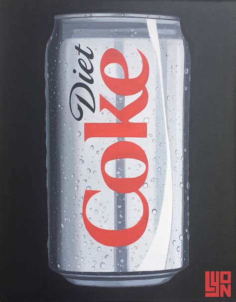 Diet Coke Can High Quality Print of Original Acrylic Painting Coca Cola ...