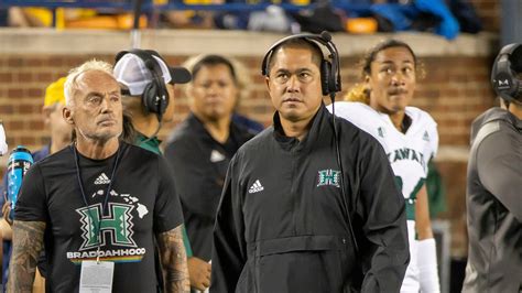 Hawaii football coach Timmy Chang and CSU's Jay Norvell hold special bond