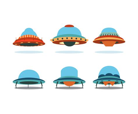 Ufo Cartoon Vector Vector Art & Graphics | freevector.com