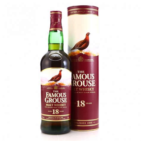 Famous Grouse 18 Year Old Malt Whisky | Whisky Auctioneer