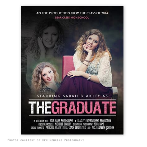 The Graduate Movie Poster Template | Squijoo.com