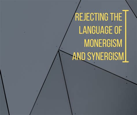 Rejecting the Language of Monergism and Synergism – Grace Evangelical Society