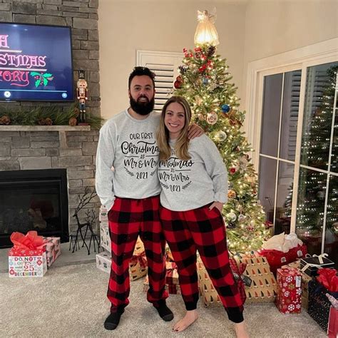 Our First Christmas Pajamas Couples Christmas Pajamas | Etsy