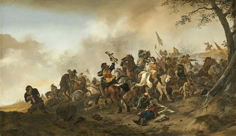 Battle Scene Painting by Philips Wouwerman - Fine Art America