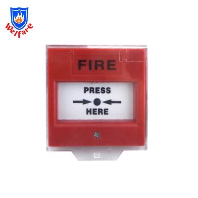 Manual Fire Alarm Push Button Red Fire Alarm Break Glass - China Fire Alarm Push Button and Push ...