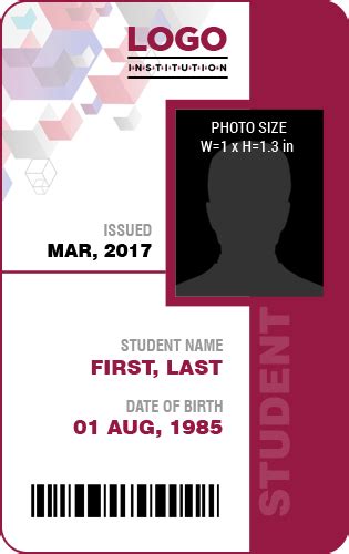 10 Student ID Badge Templates in Editable & Printable Format | Word ...