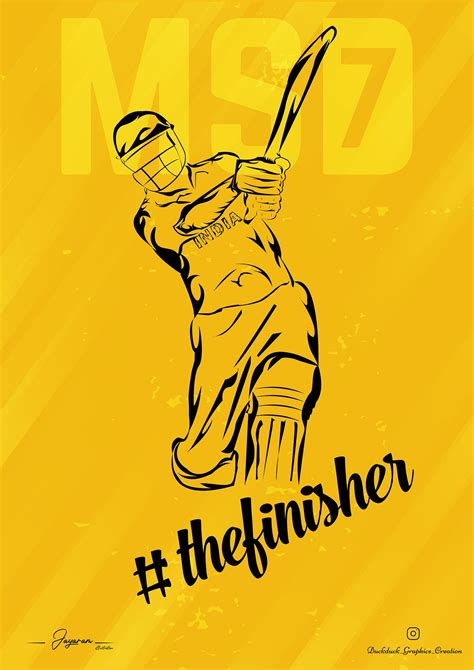 MS DHONI on Behance Cricket Logo, Cricket Poster, Cricket Sport, Best ...