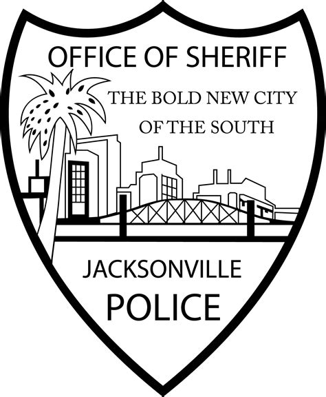 Office of Sheriff Jacksonville Police Badge vector file Blac - Inspire ...