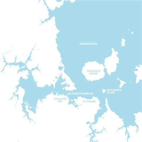 Map - Auckland Sea Kayaks