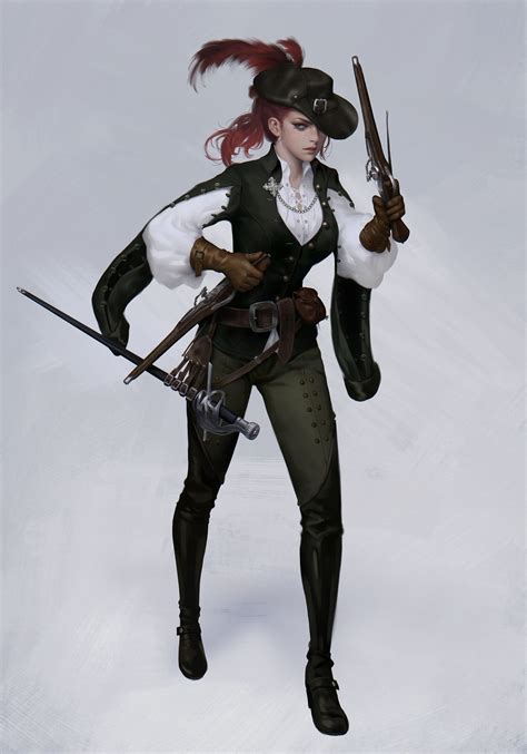 ArtStation - Musketeers (personal work), Seungyoon Lee _ | Character ...