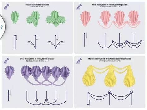 13 Cakes Piping Practice Sheets Techniques Photo - Wilton Cake Decorating Tips Practice Sheets ...