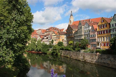 Tübingen on river Neckar Canal, Germany, Mansions, House Styles ...