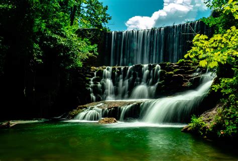 Mirror Lake Waterfall- Ozark National Forest by GabeBr on DeviantArt