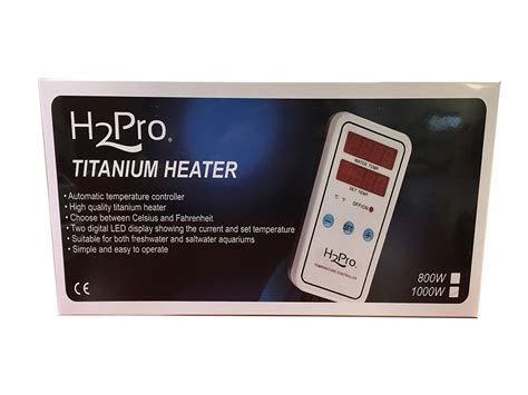 H2Pro TH-800 (800W) Titanium Heater w/ Controller - Ming Trading LLC