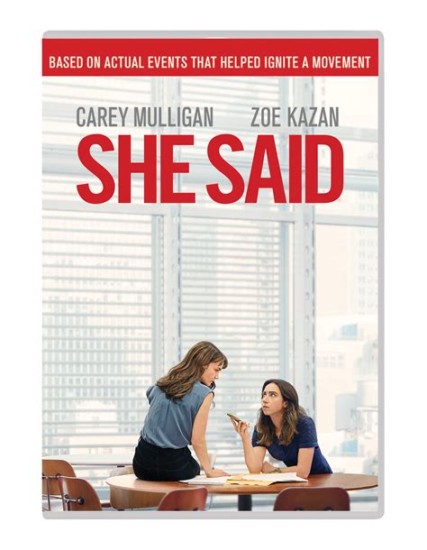 She Said (DVD) (2022) – Warner Bros. Shop - UK