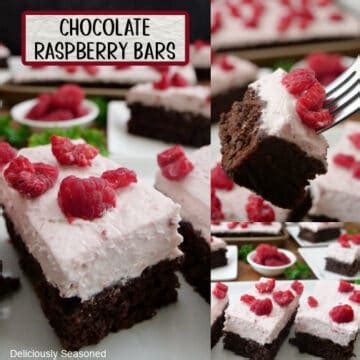 Chocolate Raspberry Bars - Deliciously Seasoned