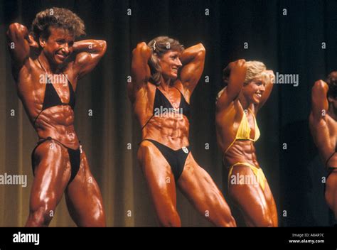 Female body builders Stock Photo - Alamy