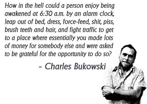 Charles Bukowski On Work