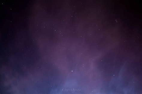 Purple Haze Clouds Starry Night View in Stunning Photo | Space