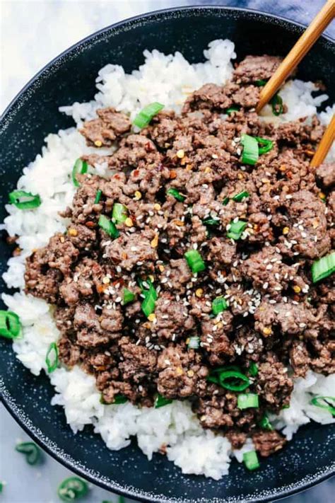 Korean Ground Beef and Rice Bowls | The Recipe Critic