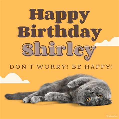 The Collection Of Birthday Cards For Shirley