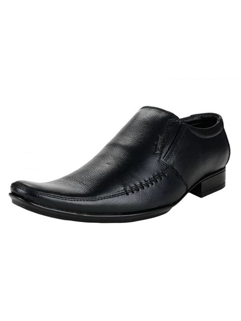 Le Costa Black Formal Shoes for Men - LCF0011