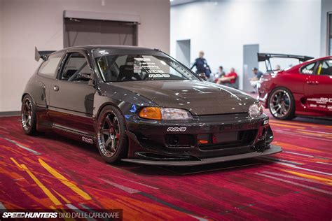 The JDM Hunt At SEMA - Speedhunters | Honda civic hatchback, Civic ...