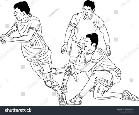 Creative Poster Banner Design Playing Kabaddi Stock Vector (Royalty Free) 2196855093 | Shutterstock