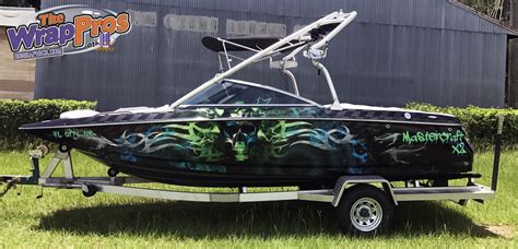 MasterCraft Skull Boat | BB Graphics & The Wrap Pros