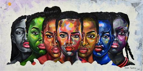 Strength in Diversity Painting by Damola Ayegbayo | Saatchi Art